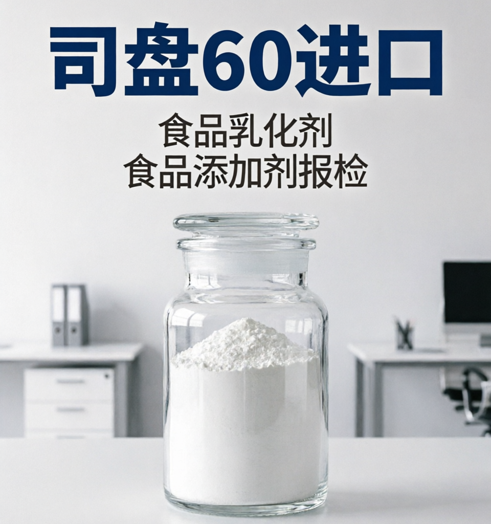 上海港食品乳化剂（司盘60）进口清关全攻略